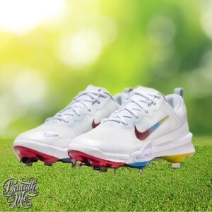 Nike Force Zoom Trout 9 Pro Metal Mens Baseball Cleats FB2907-106 Sz 8 NEW
